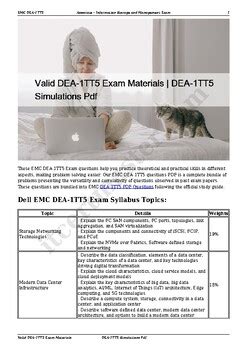 DEA-1TT5 PDF Testsoftware