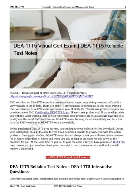 DEA-1TT5 Prüfungsinformationen