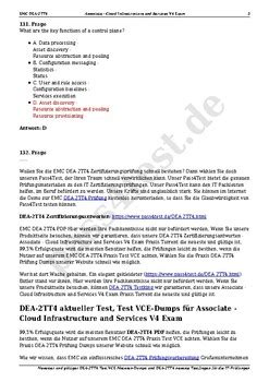 DEA-2TT4 Prüfungsunterlagen