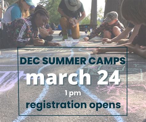 DEC: Summer camp registrations open on March 24