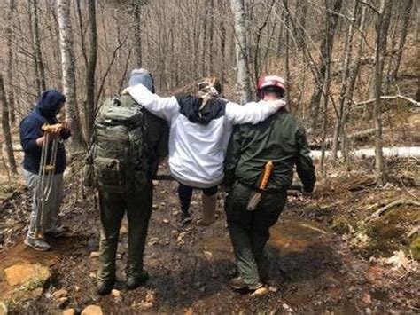 DEC Rangers rescue a group of hikers in Essex County