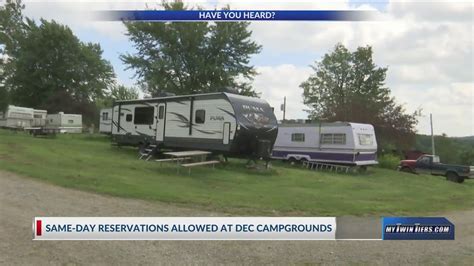 DEC adds same-day reservations at all campgrounds