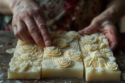 Decorative Floral Soap Carving - muktibox.com