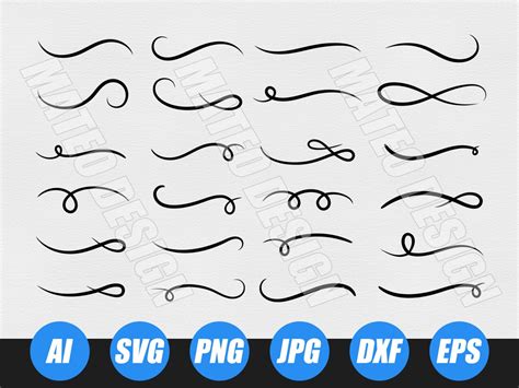 Decorative Swashes Svg - Etsy - muktibox.com