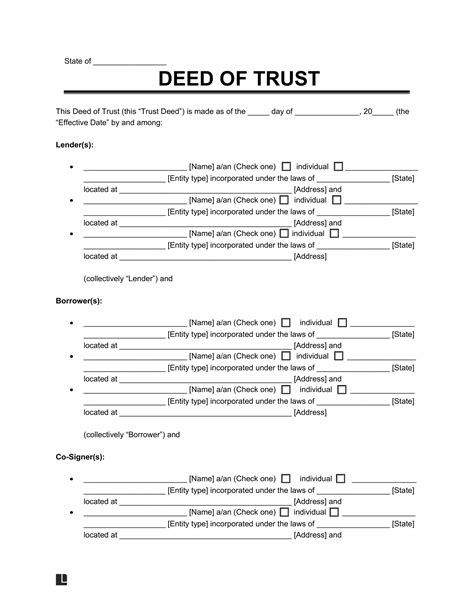 DEED OF TRUST - the ICE