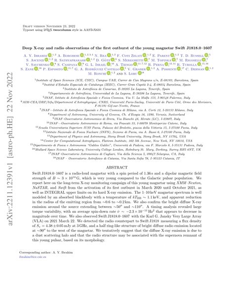 Deep X-ray and radio observations of the first outburst of the young ... - muktibox.com