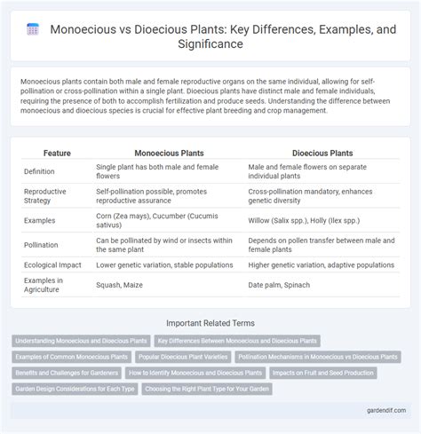 Define monoecious plants and dioecious plants... | Filo - muktibox.com