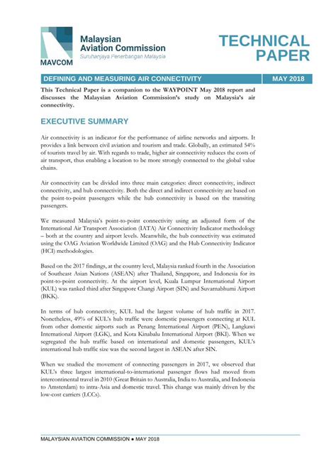 Defining, Measuring and Improving Air Connectivity - wintechmobiles.com
