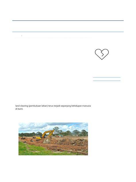 Definisi dan Prosedur Land Clearing - raincitystudios.com