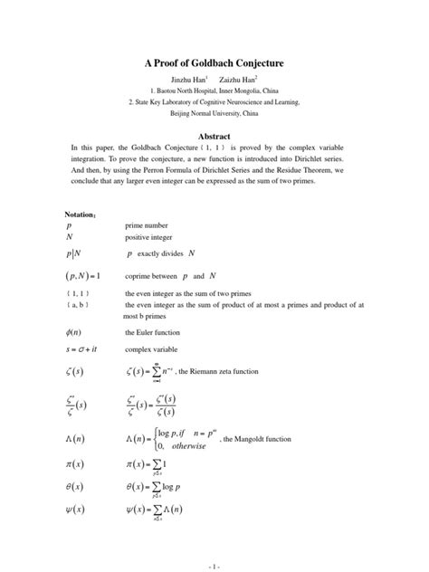 Definitive Proof of Goldbach’s Conjecture - wintechmobiles.com