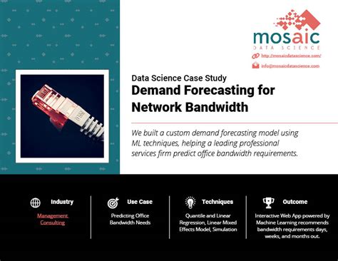 DEMAND FORECASTING for NETWORK BANDWIDTH - Mosaic … - coolestguyplanet.net