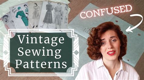 Demystifying Vintage Patterns - How to Use a Vintage Sewing Pattern ... - muktibox.com