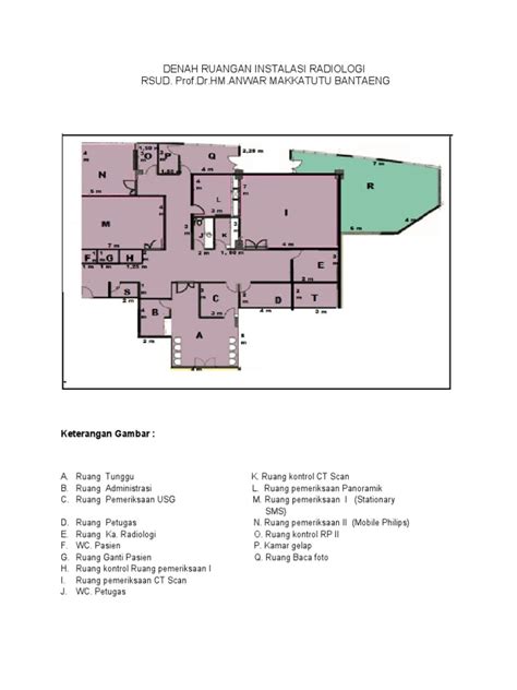Denah Ruangan Instalasi Radiologi | PDF | Sains - wintechmobiles.com