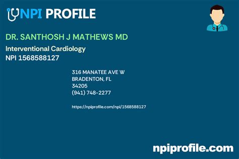 DENNIS MATTHEWS MD NPI 1356434708 - NPI Profile