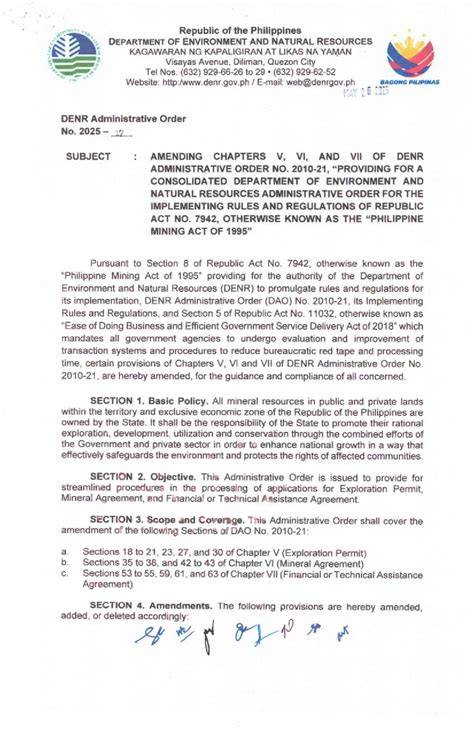 DENR ADMINISTRATIVE ORDER NO. 13 - Supreme … - raincitystudios.com