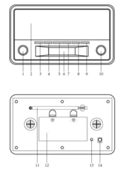 DENVER DAB+/FM/Bluetooth/Aux-in Radio Instruction Manual