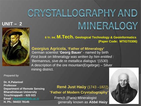 Department of Mineralogy and Crystallography - wintechmobiles.com