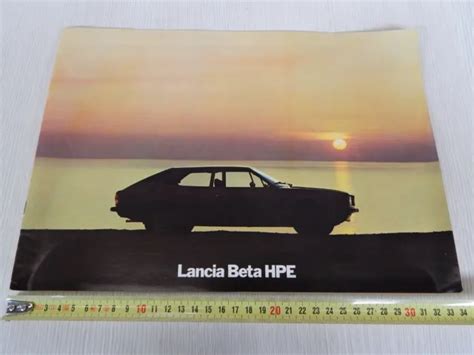 DEPLIANT BROCHURE PROSPEKT LANCIA BETA 2ª SERIE 1300/1600…