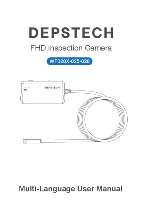 DEPSTECH WF020X HD Inspection Camera User Manual