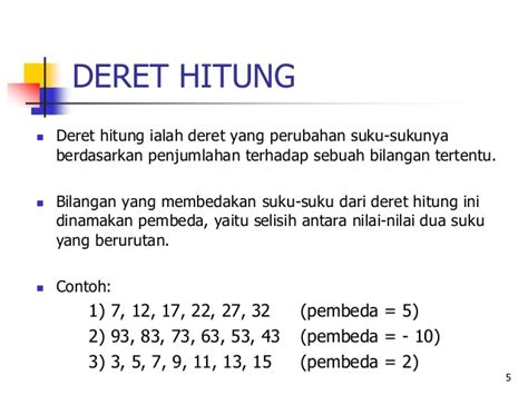 Deret Hitung - wintechmobiles.com