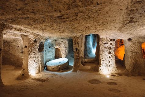 Derinkuyu Underground City Stone Door Cappadocia - wintechmobiles.com