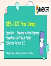 DES-1121 PDF Demo