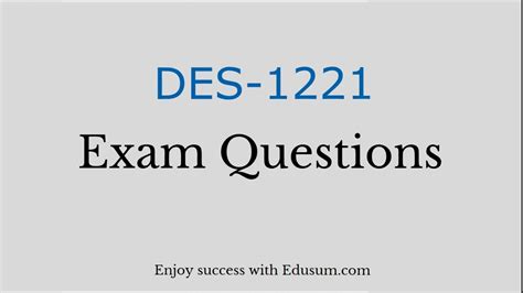 DES-1221 PDF Testsoftware