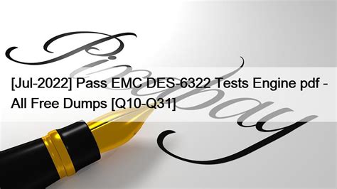 DES-6322 Certification Dumps