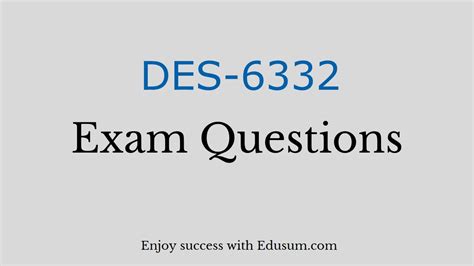 DES-6332 Examsfragen