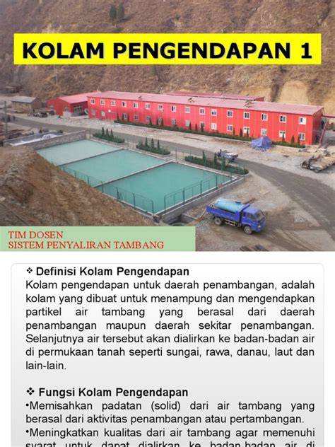 Desain dan Fungsi Kolam Pengendapan - raincitystudios.com