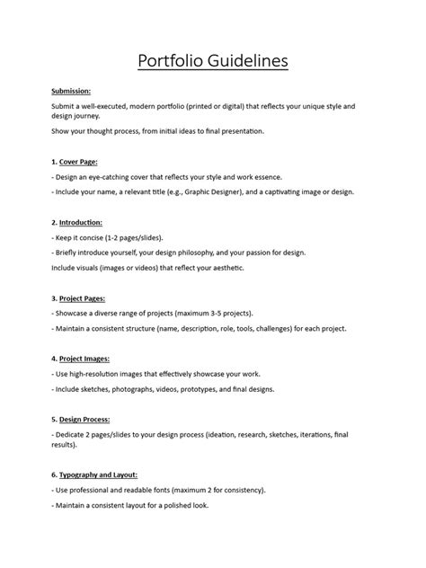 DESIGN/PRODUCTION PORTFOLIO GUIDELINES - muktibox.com