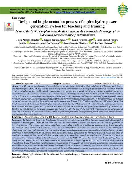 Design and Implementation of Hybrid Pico-Hydro - IIETA - raincitystudios.com