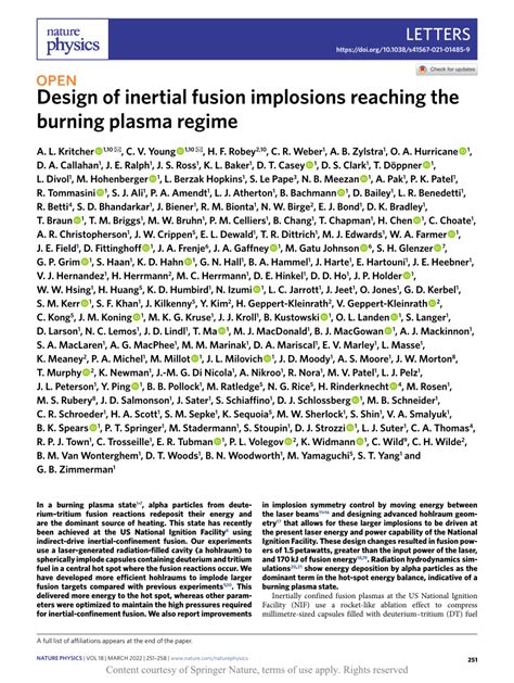 Design of inertial fusion implosions reaching the burning plasma regime - wintechmobiles.com
