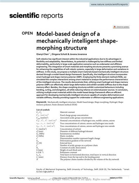Design of mechanically intelligent structures: Review of modelling ... - wintechmobiles.com