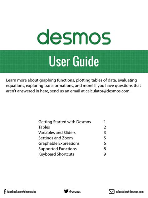 Desmos User Guide Overview - wintechmobiles.com