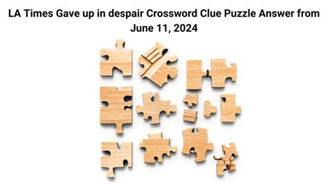 DESPAIR crossword clue - All synonyms & answers