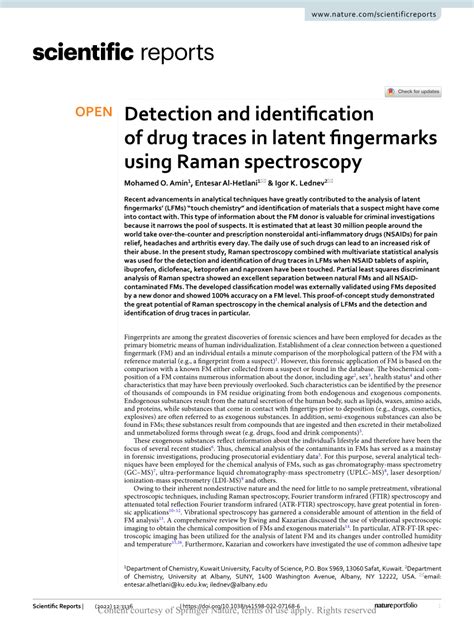 Detection and identification of drug traces in latent ... - Nature - wintechmobiles.com