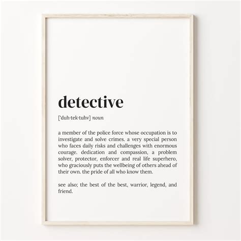 DETECTIVE Definition & Meaning