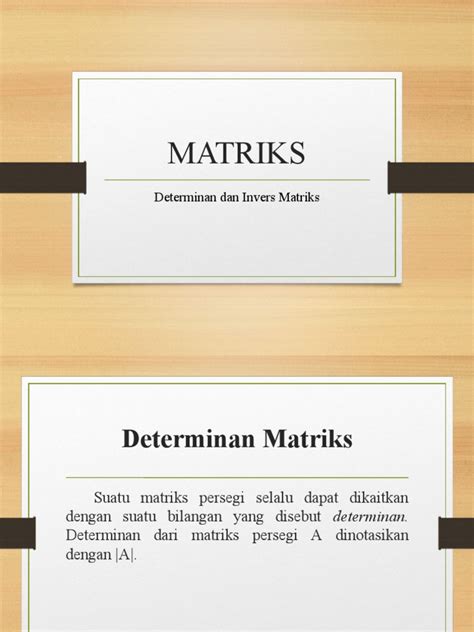 Determinan dan Invers Matriks 2x2, 3x3 | PDF - Scribd - wintechmobiles.com