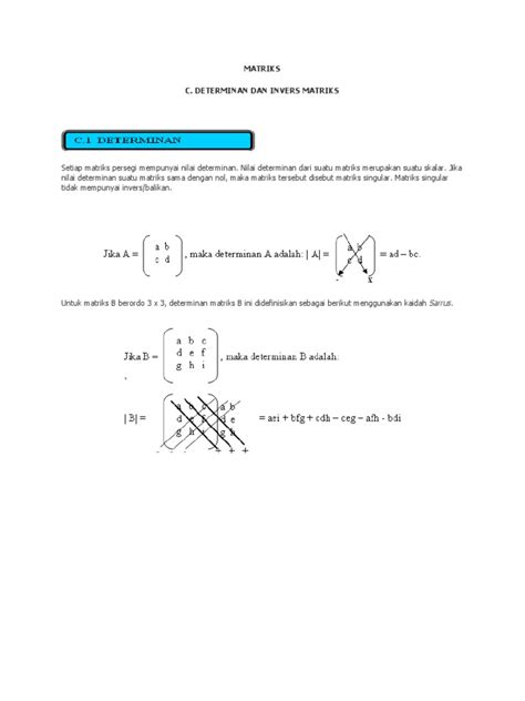 Determinan dan Invers Matriks 3x3 | PDF - Scribd - wintechmobiles.com