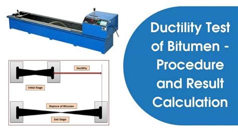 DETERMINATION OF DUCTILITY OF BITUMEN CIVIL …