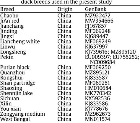 Determining the Matrilineal Origin of Indonesian Kerinci Duck Breed ... - raincitystudios.com