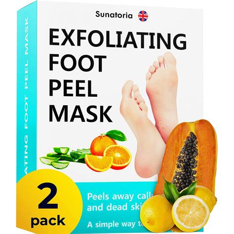 DETVFO Foot Peel Mask 2 Pack - Exfoliating Treatment