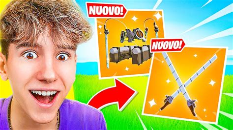 DEVASTO con le NUOVISSIME ARMI di ATTACK on TITAN! Fortnite ITA