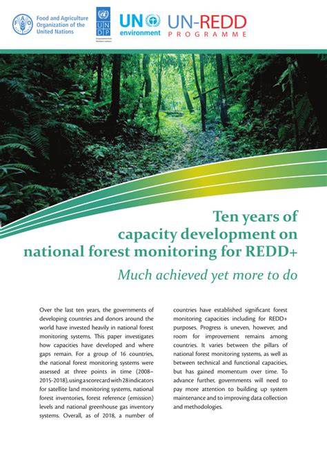 Developing forest monitoring capacity – Progress achieved and gaps ... - raincitystudios.com