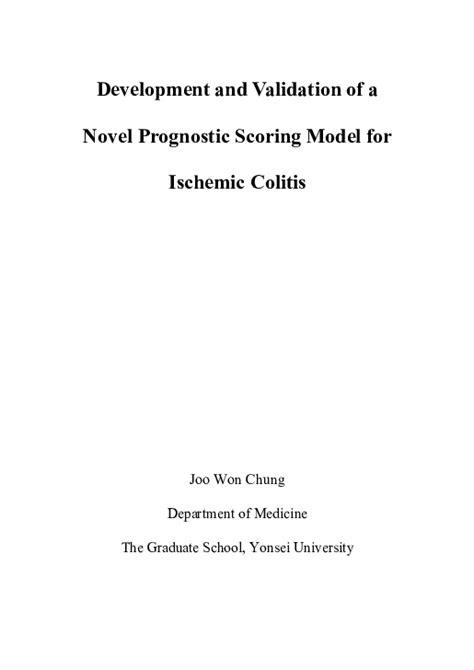 Development and validation of a prognostic scoring model for ... - coolestguyplanet.net