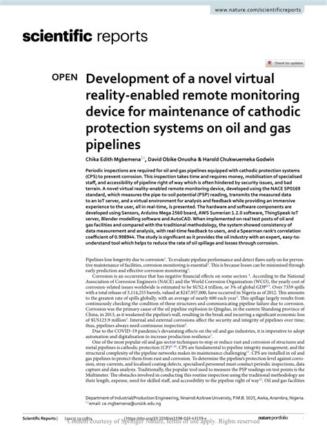 Development of a novel virtual reality-enabled remote ... - Nature - coolestguyplanet.net