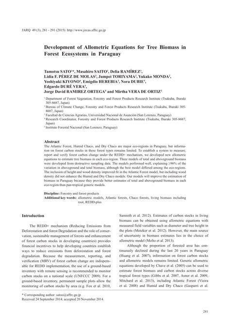 Development of Biomass Allometric Equations for Pear (Pyrus pyrifolia ... - raincitystudios.com