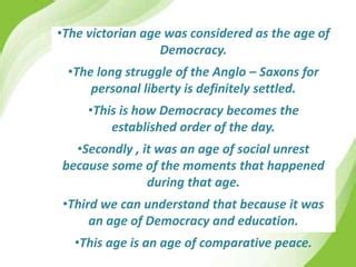 Development Of Science And Democracy In Victorian Age- - wintechmobiles.com