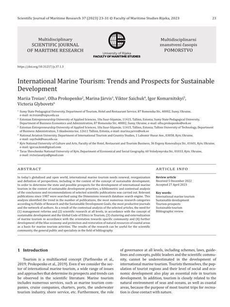 Development Strategy of Marine Culture Tourism in the Context of ... - raincitystudios.com
